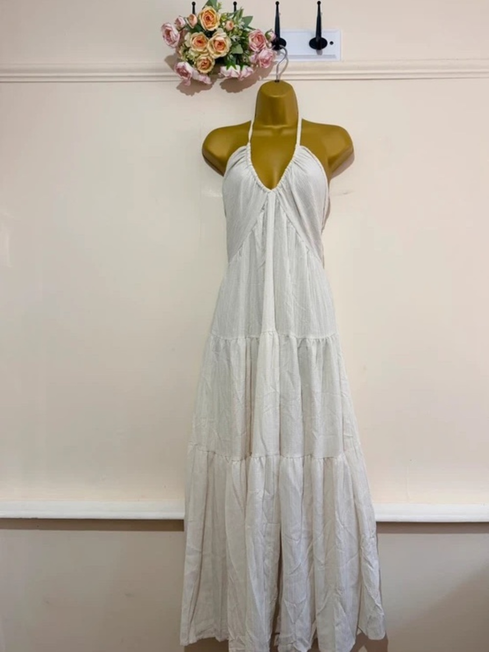 White Maxi Dress Like New